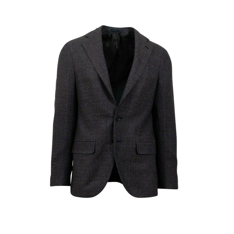 Drop 8 3 Roll 2 Button Wool Sport Coat - Dark Purple