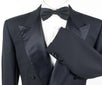 Belvest For Davide Cenci Double Breasted Tuxedo Suit - Black