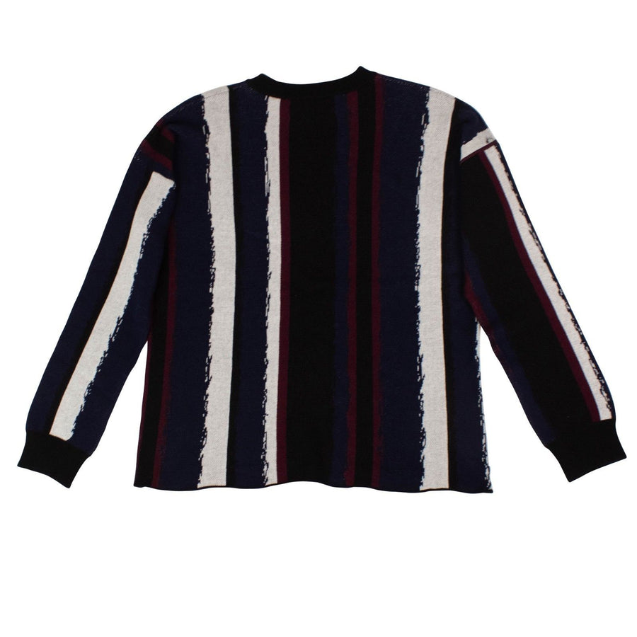 Woodstock Crew Sweater - Black / Red