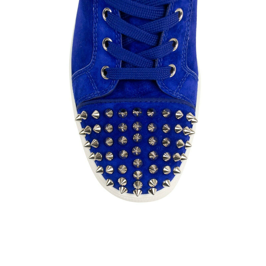 Men's Suede Lou Spikes Hi-Top Sneakers - Blue