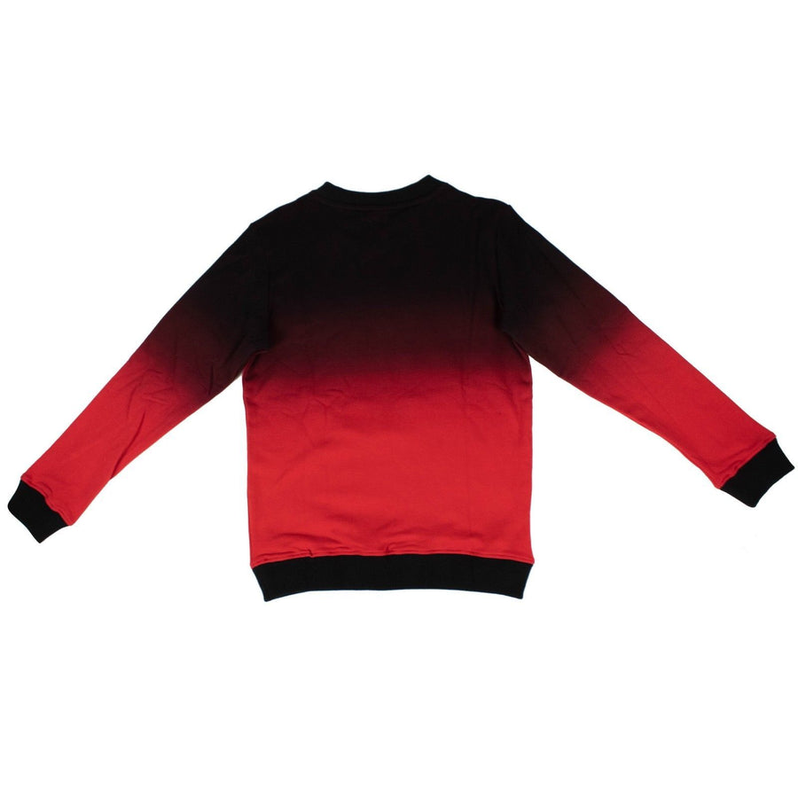 Kappa Big Logo Crew Neck Sweater - Black / Red