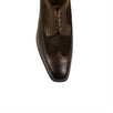 Leather Lace Up Wing Tip Oxfords