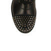 'TS Croc' Spiked-Cap Booties - Black