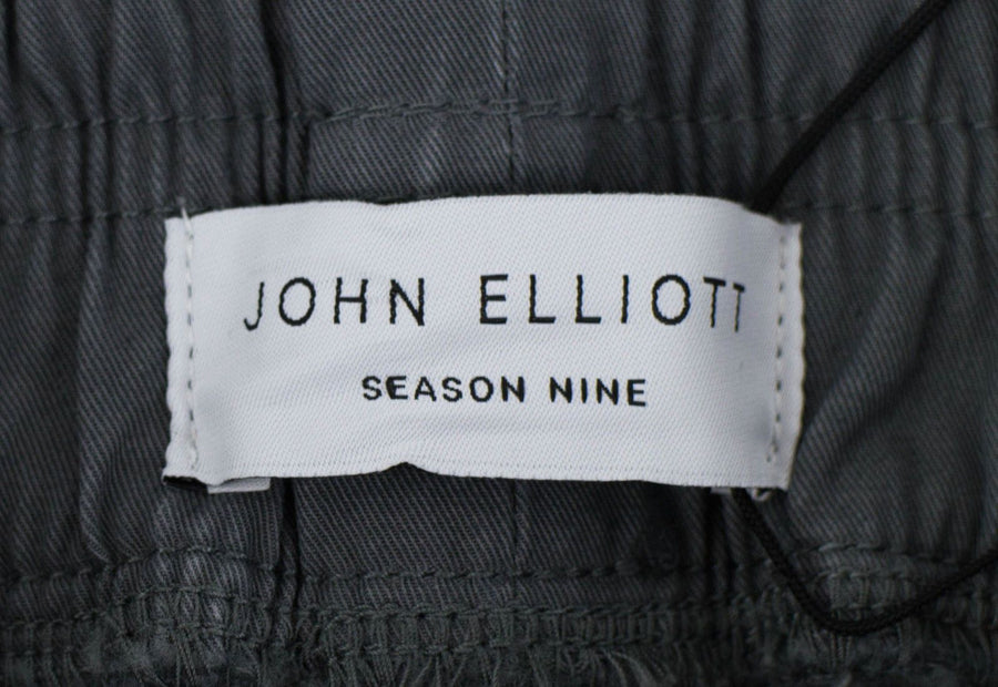 Cotton Embroidered Shorts - Gray