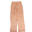 Acetate Blend Monogram Trouser Pants - Nude Pink