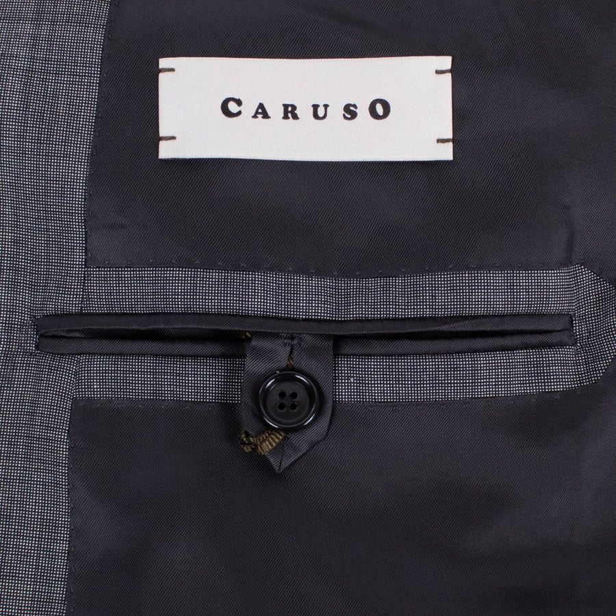 Drop 7 Birdseye Wool Two Button Suit - Gray