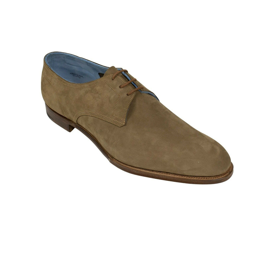 Suede Leather Oxford Dress Shoes - Taupe