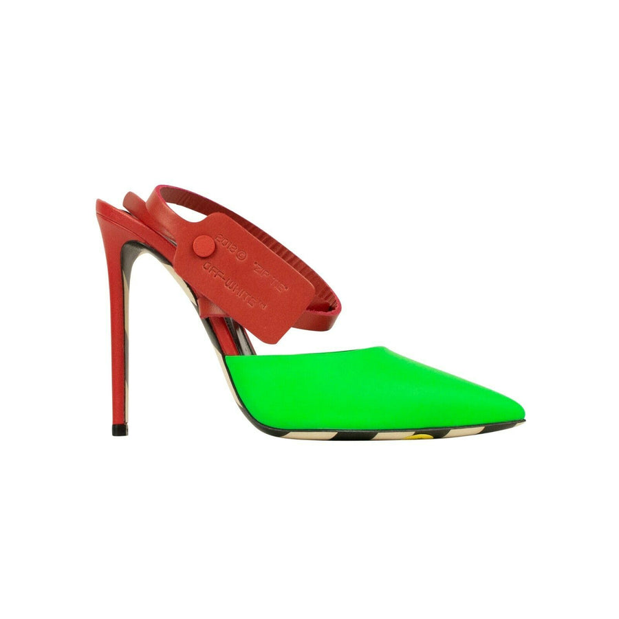 Zip-Tie Mules Heels - Green