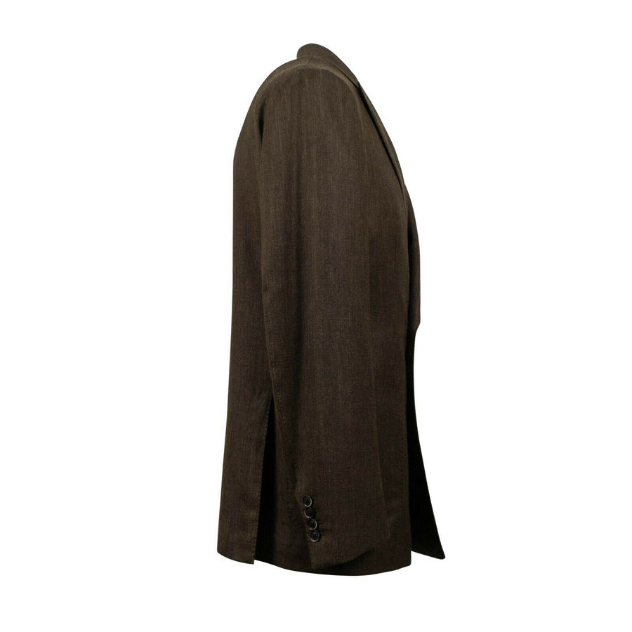 Drop 8 Double Breasted Wool Blend Sport Coat - Brown