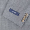Drop 7 Solid Wool Two Button Suit - Light Gray