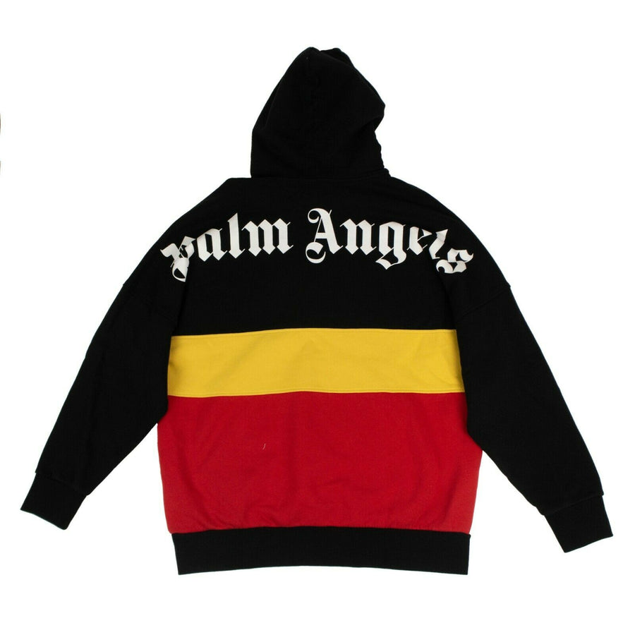 Colorblock Logo Hoodie - Black / Yellow / Red