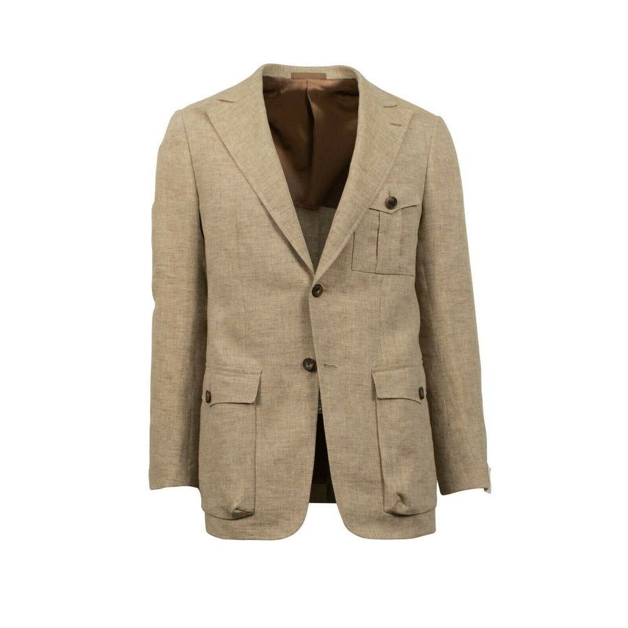 Drop 8 Two Button Linen Sport Coat - Tan