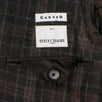 Drop 8 Plaid Wool Blend 3 Roll 2 Button Sport Coat - Brown