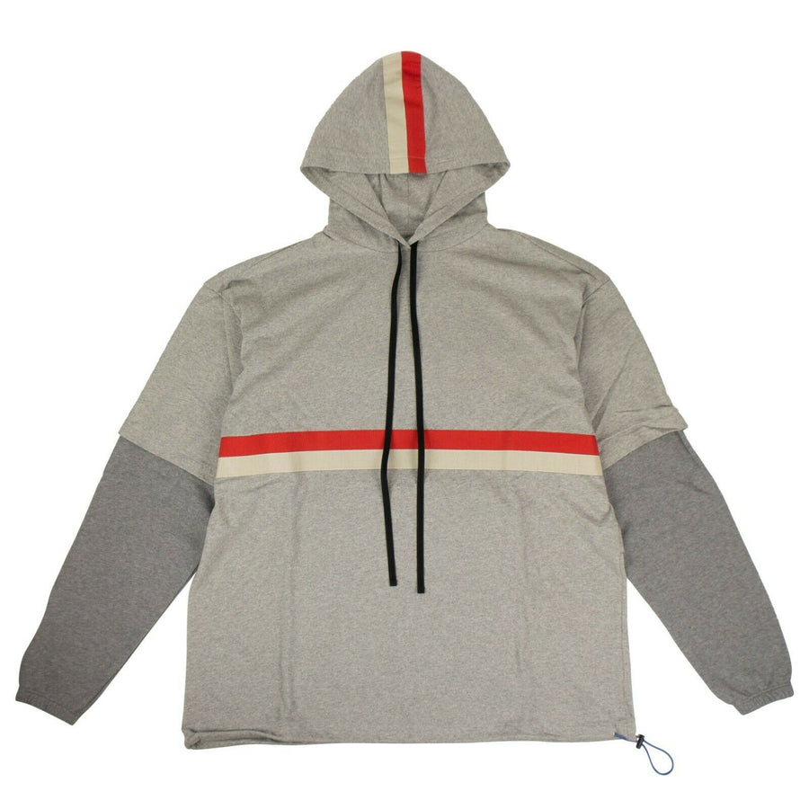 Cotton Over-Sized Sweatshirt - Heather Gray