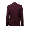 Drop 10 Wool Two Button Sport Coat - Maroon