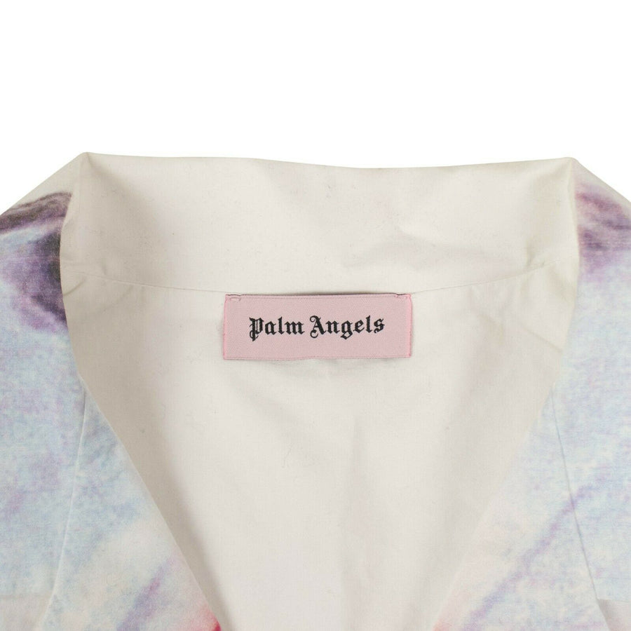 Alien Print Bowling Shirt - White