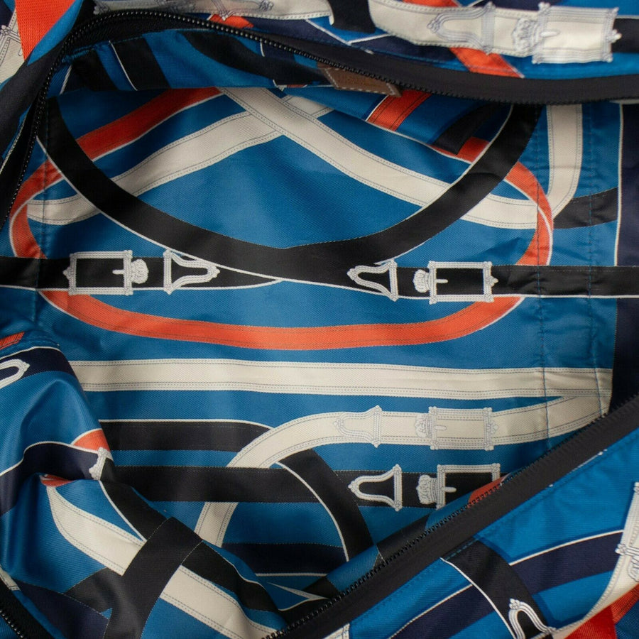 Cavalcadour Airsilk Duffel 50 Travel Bag - Orange / Blue