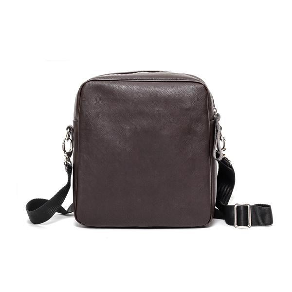 Saffiano Leather Cross Body Messenger Gym Bag