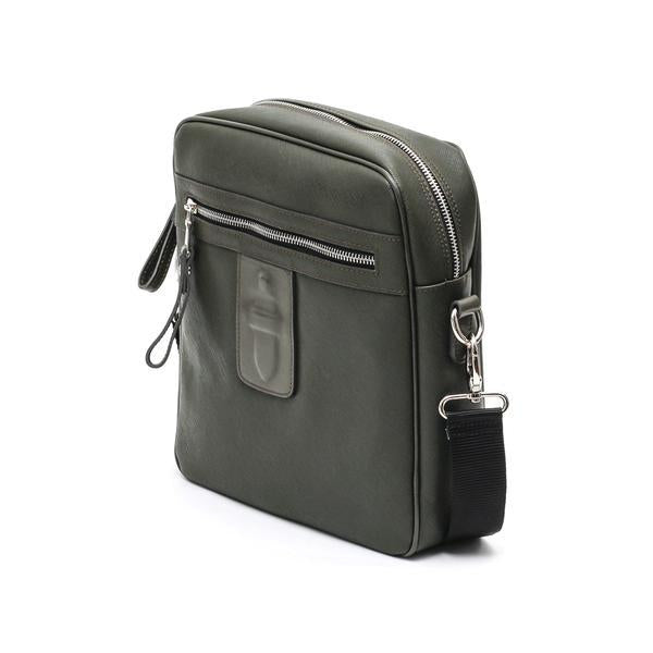 Saffiano Leather Cross Body Messenger Gym Bag