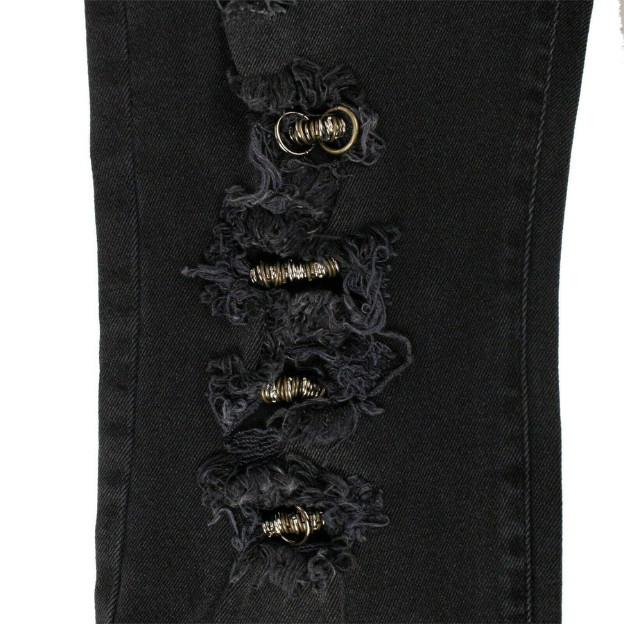 Hoss Fully Loaded WIth Rings Jeans - Black