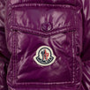 'Wilson' Down Filled Quilted Puffer Coat - Purple