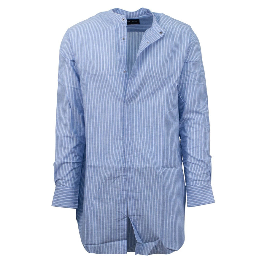 Malibu Mid Length Striped Shirt - Blue