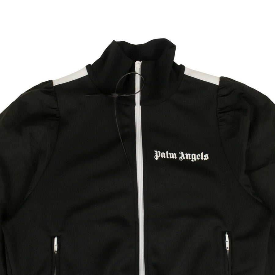 'Balloon' Sleeve Track Jacket - Black