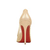 'Marenude' Mesh 100mm Pumps Heels - Beige