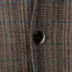 Drop 8 Plaid Two Button Wool Blend Sport Coat - Brown