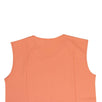 Sleeveless Cotton Logo T-Shirt - Peach
