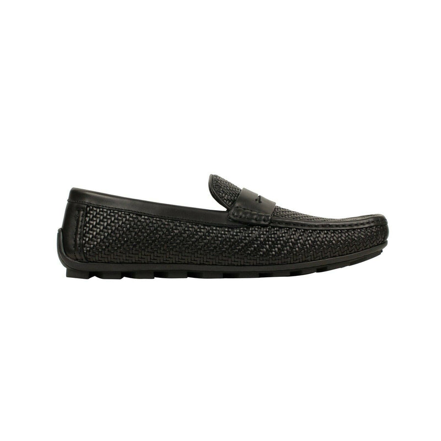 Leather Driver Loafer - Black