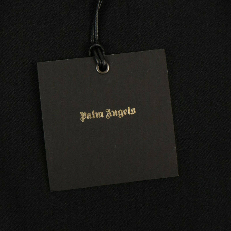 Split Bandana Denim Classic Track Pants - Black