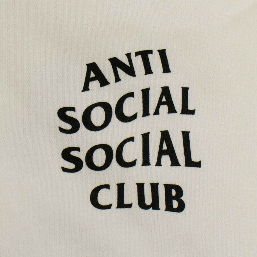 Cotton 'ASSC' Logo Hooded Sweatshirt - White