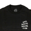 Cotton 'ASSC' White Logo T-Shirt - Black
