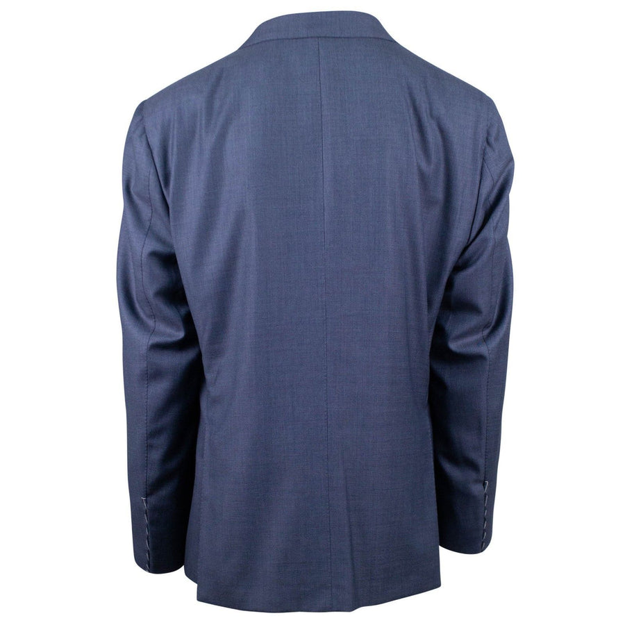Drop 8 Birdseye Wool Three Button Suit - Blue