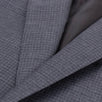 Drop 6 Micro Graph Checked Wool Two Button Three Peice Suit - Gray