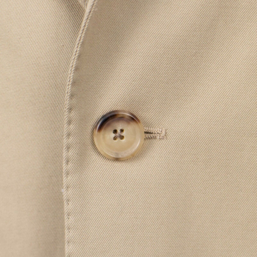 Drop 8 Cotton 3 Roll 2 Button Slim Fit Suit - Tan