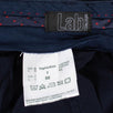 Navy Blue Cotton Blend Pants