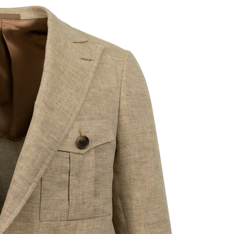 Drop 8 Two Button Linen Sport Coat - Tan
