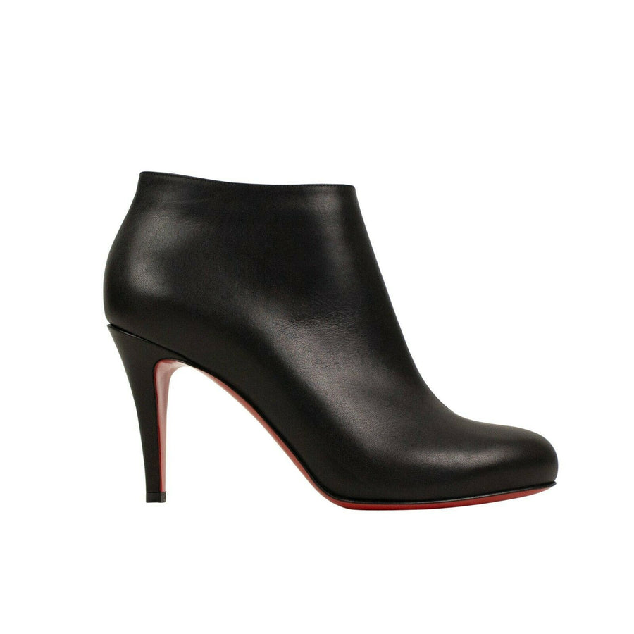 'Belle' Leather Ankle Boots - Black