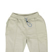 Cotton Terry Distorted Lounge Pants - Beige