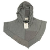 Patchmere Cropped Hoodie Poncho (O/S) - Gray