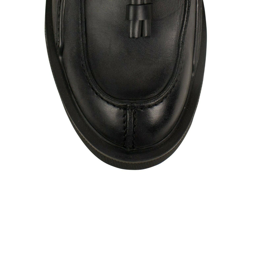 Leather 'Loafer Shoes - Black