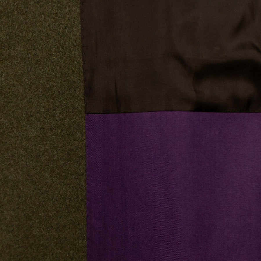 Wool Blend Toggle Jacket - Green