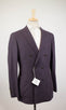 Cashmere Blend Double Breasted Sport Coat - Purple