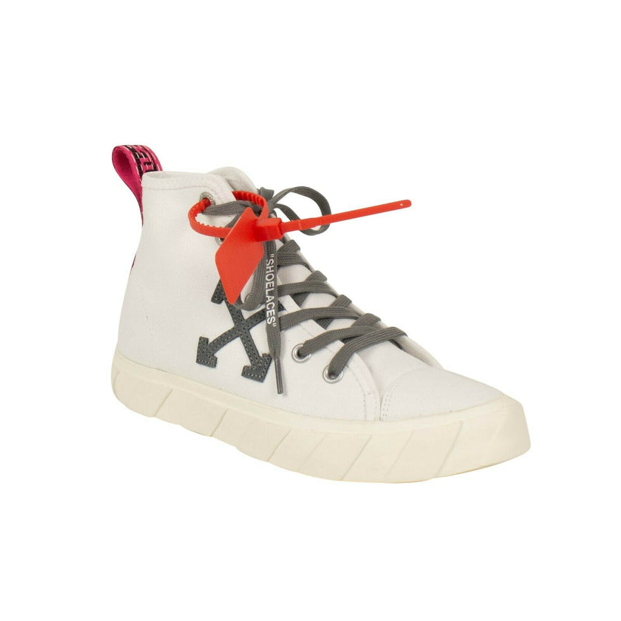 Icon Detail Mid Top Sneakers - White