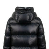 Seritte Down Filled Quilted Puffer Coat - Black