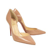'Iriza' Patent Leather Heels - Nude