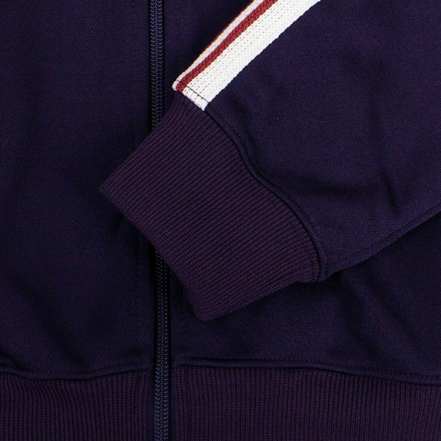 Polyester Side Striped Track Jacket - Purple