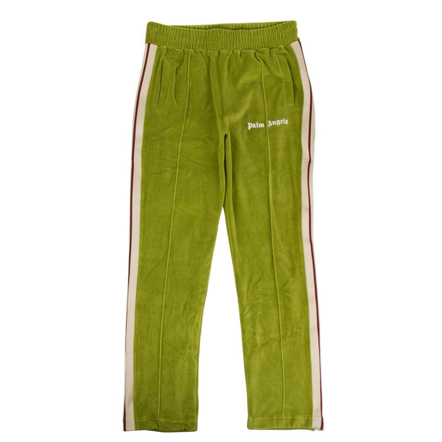 Chinille Classic Track Pants - Green/White